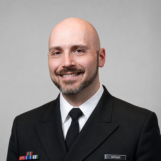 Commander Sylvain Grenier, CD, BPharm, PharmD